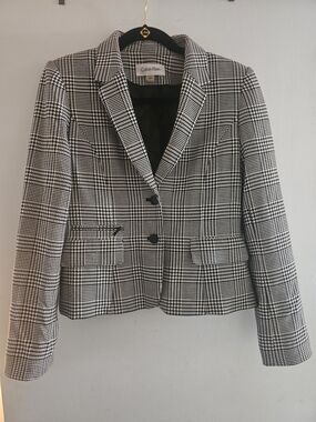 Calvin Klein Black & White Blazer